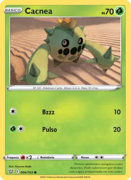 Cacnea 4 Estilos de Batalha