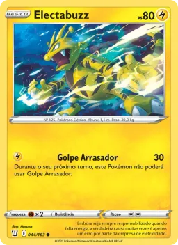 Electabuzz 44 Estilos de Batalha