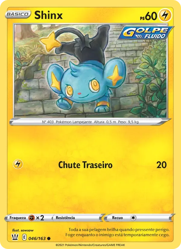 Shinx 46/163 Estilos de Batalha
