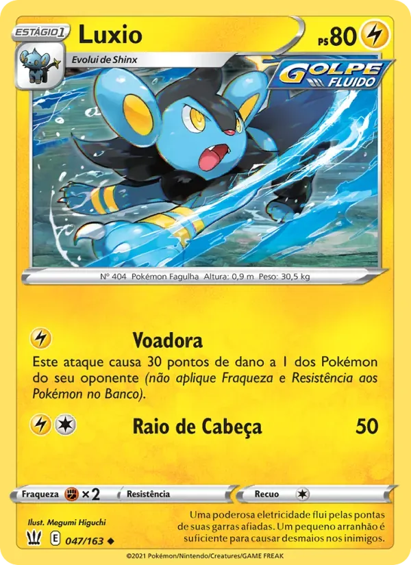 Luxio 47/163 Estilos de Batalha