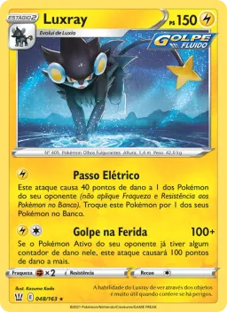 Luxray 48 Estilos de Batalha