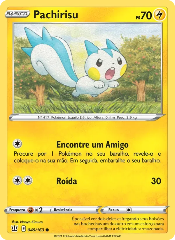 Pachirisu 49/163 Estilos de Batalha