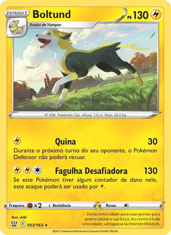 Boltund 53/163 Estilos de Batalha