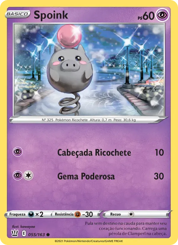 Spoink 55/163 Estilos de Batalha