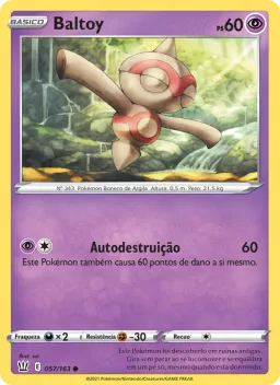 Baltoy 57 Estilos de Batalha