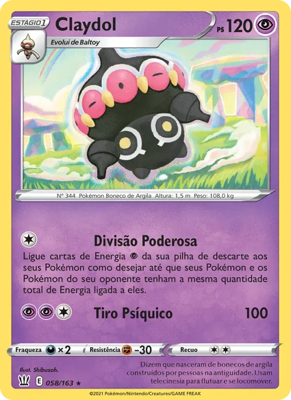 Claydol 58/163 Estilos de Batalha