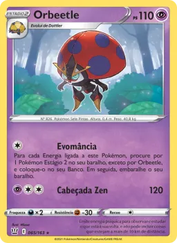 Orbeetle 65 Estilos de Batalha