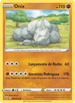 Onix 68 Estilos de Batalha