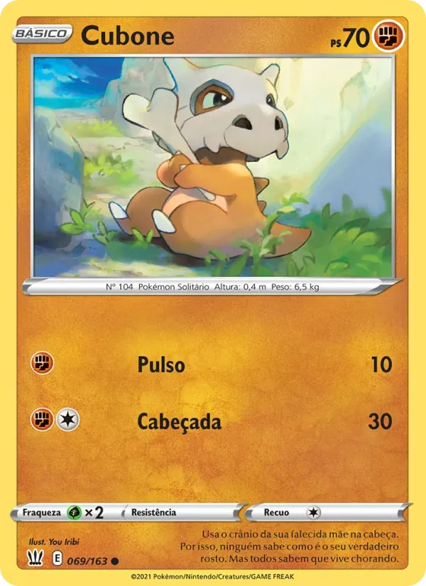 Cubone 69/163 Estilos de Batalha