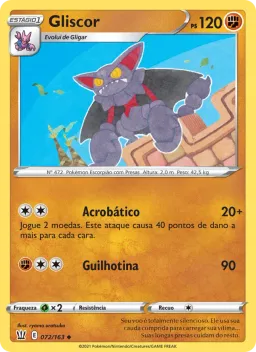 Gliscor 72 Estilos de Batalha