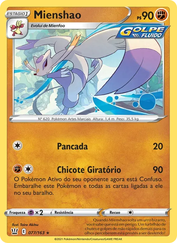 Mienshao 77/163 Estilos de Batalha