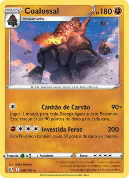 Coalossal 80 Estilos de Batalha