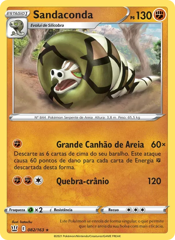 Sandaconda 82/163 Estilos de Batalha