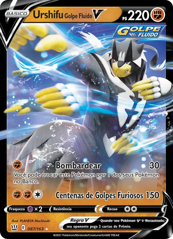 Urshifu Golpe Fluido V 87/163 Estilos de Batalha