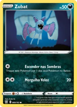 Zubat 89 Estilos de Batalha