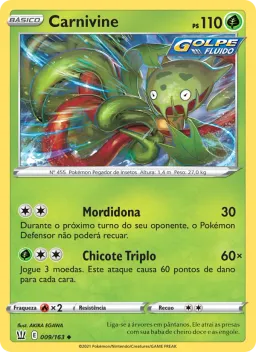 Carnivine 9 Estilos de Batalha
