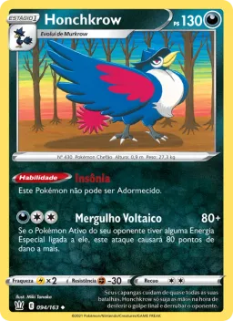 Honchkrow 94 Estilos de Batalha