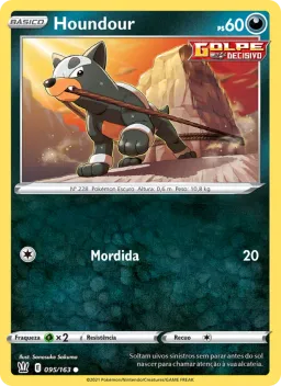 Houndour 95 Estilos de Batalha