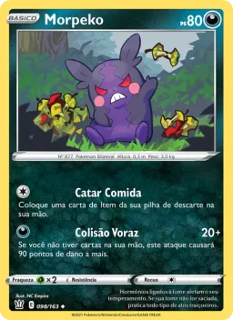 Morpeko 98 Estilos de Batalha