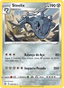 Steelix 99 Estilos de Batalha