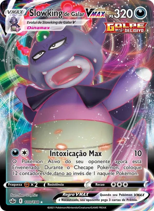 Slowking de Galar VMAX 100/198 Reinado Arrepiante
