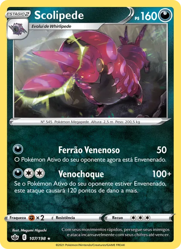 Scolipede 107/198 Reinado Arrepiante