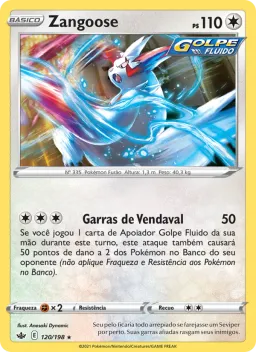 Zangoose 120 Reinado Arrepiante