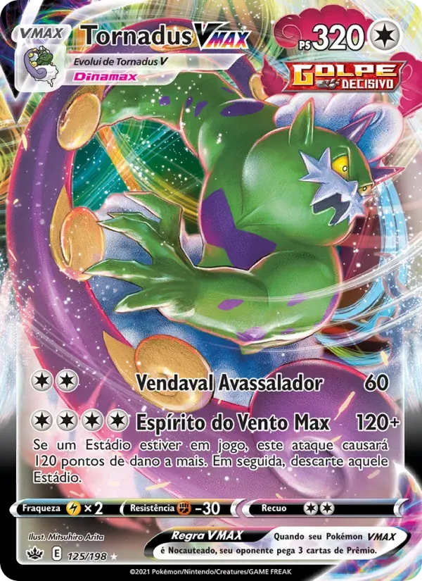 Tornadus VMAX 125/198 Reinado Arrepiante