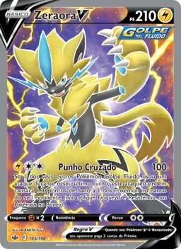 Zeraora V 165 Reinado Arrepiante