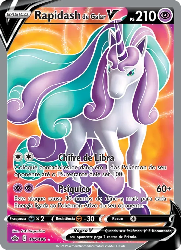 Rapidash de Galar V 167/198 Reinado Arrepiante