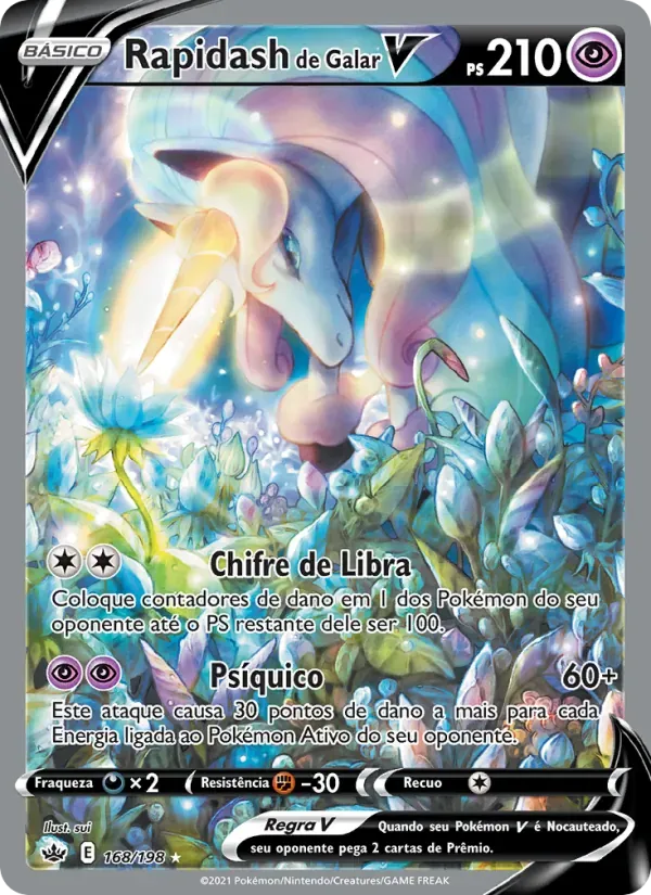 Rapidash de Galar V 168/198 Reinado Arrepiante