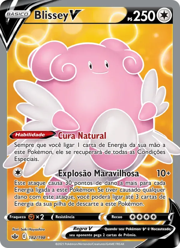 Blissey V 182/198 Reinado Arrepiante