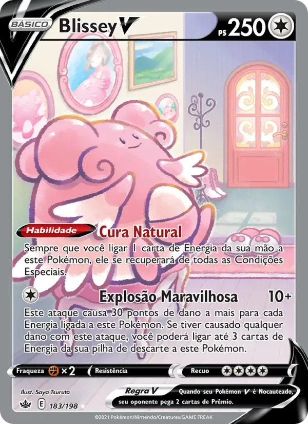 Blissey V 183/198 Reinado Arrepiante