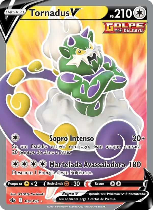 Tornadus V 184/198 Reinado Arrepiante