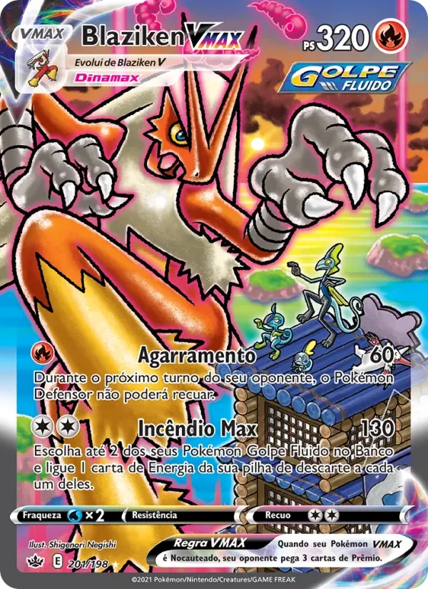 Blaziken VMAX 201/198 Reinado Arrepiante