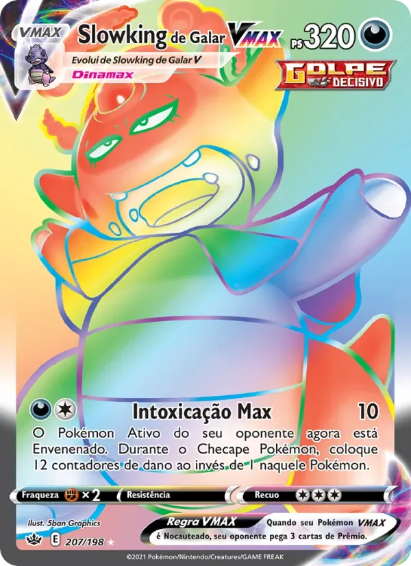 Slowking de Galar VMAX 207/198 Reinado Arrepiante
