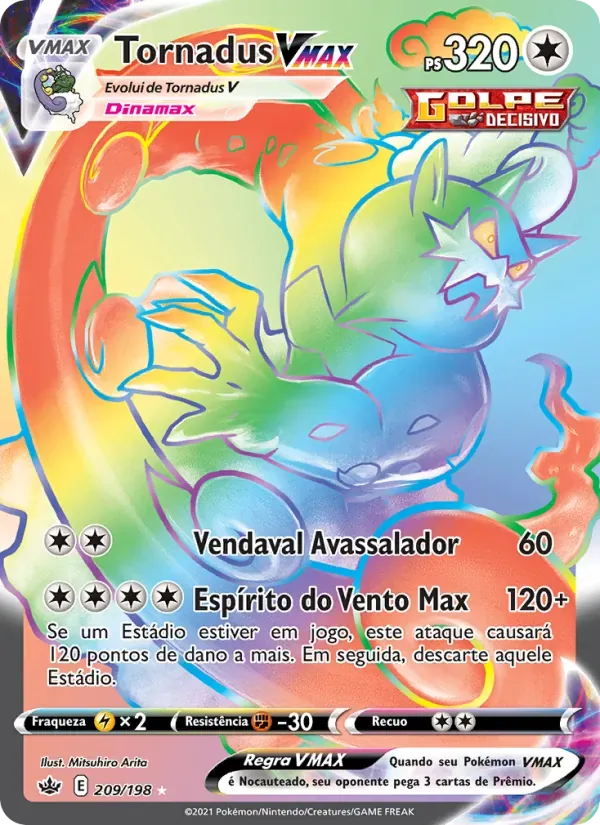 Tornadus VMAX 209/198 Reinado Arrepiante
