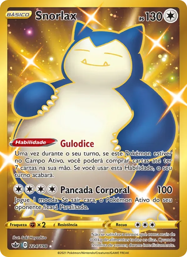Snorlax 224/198 Reinado Arrepiante