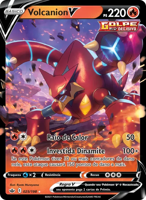 Volcanion V 25/198 Reinado Arrepiante