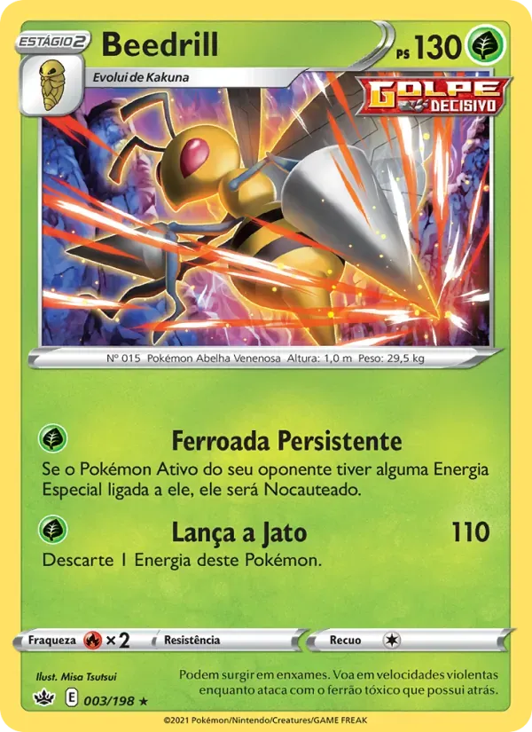Beedrill 3/198 Reinado Arrepiante
