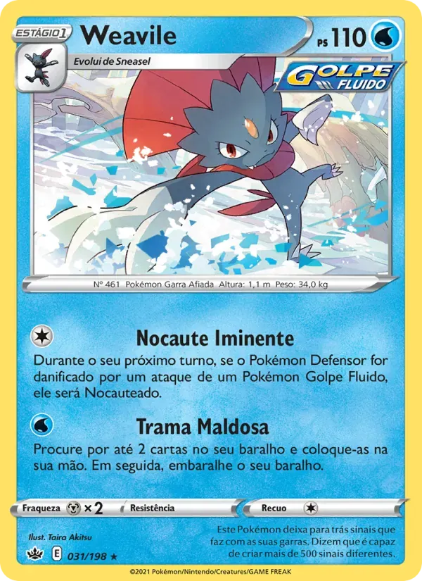 Weavile 31/198 Reinado Arrepiante