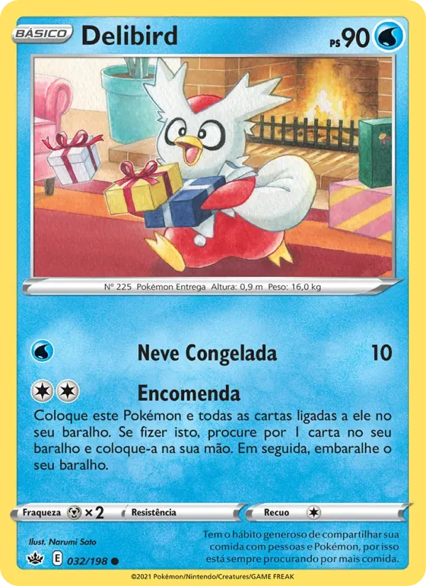 Delibird 32/198 Reinado Arrepiante