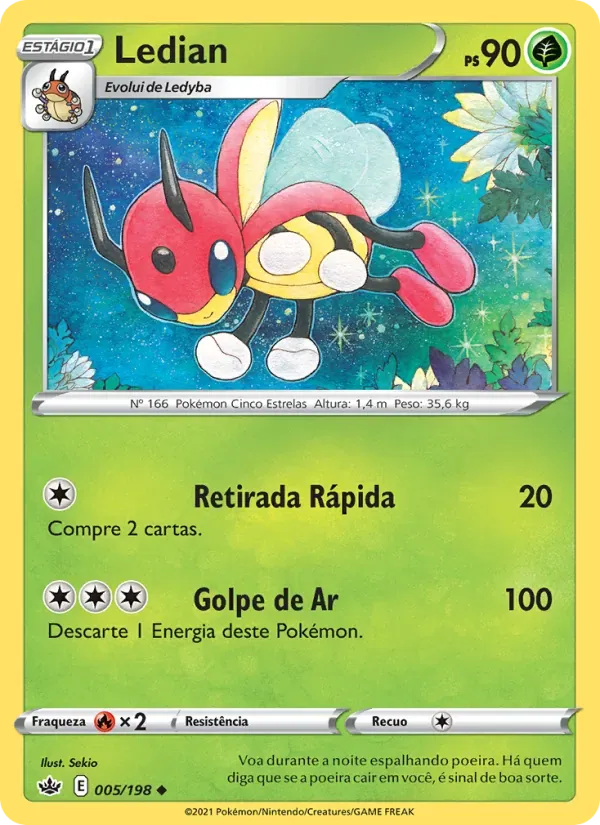Ledian 5/198 Reinado Arrepiante