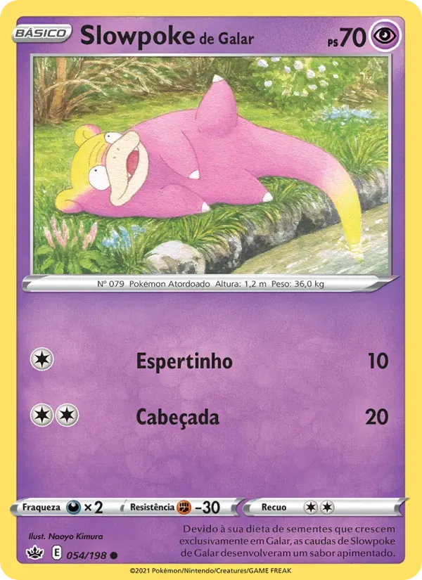 Slowpoke de Galar 54/198 Reinado Arrepiante