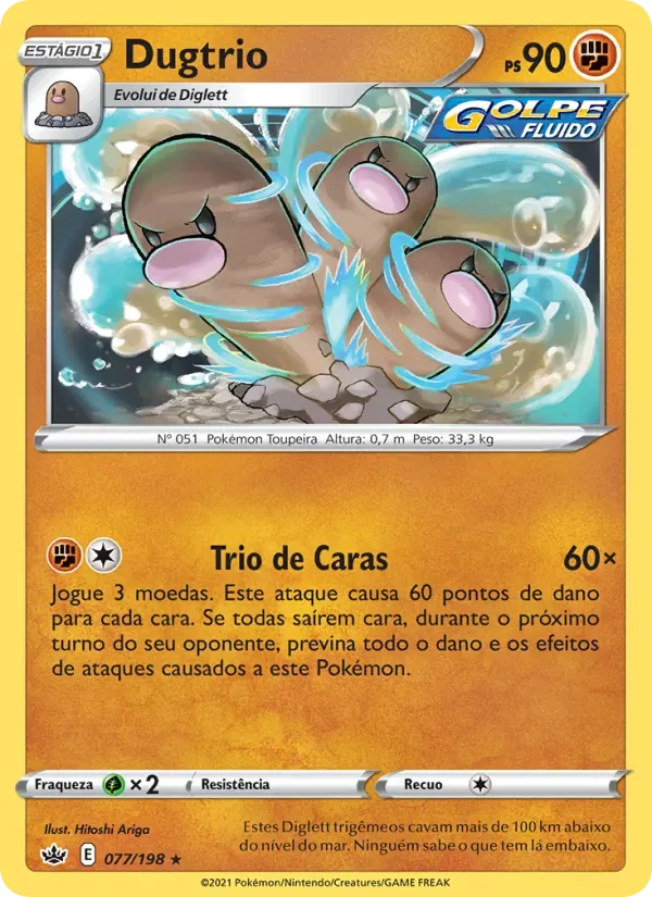 Dugtrio 77/198 Reinado Arrepiante