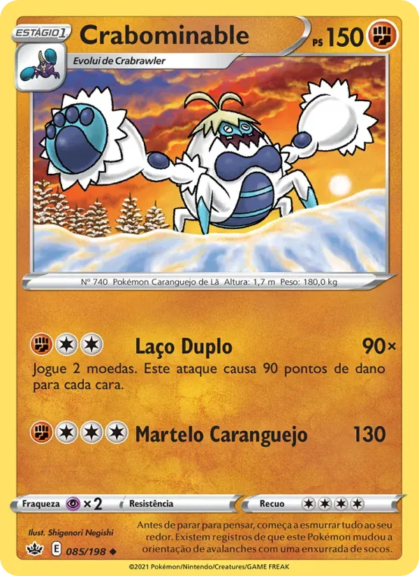 Crabominable 85/198 Reinado Arrepiante