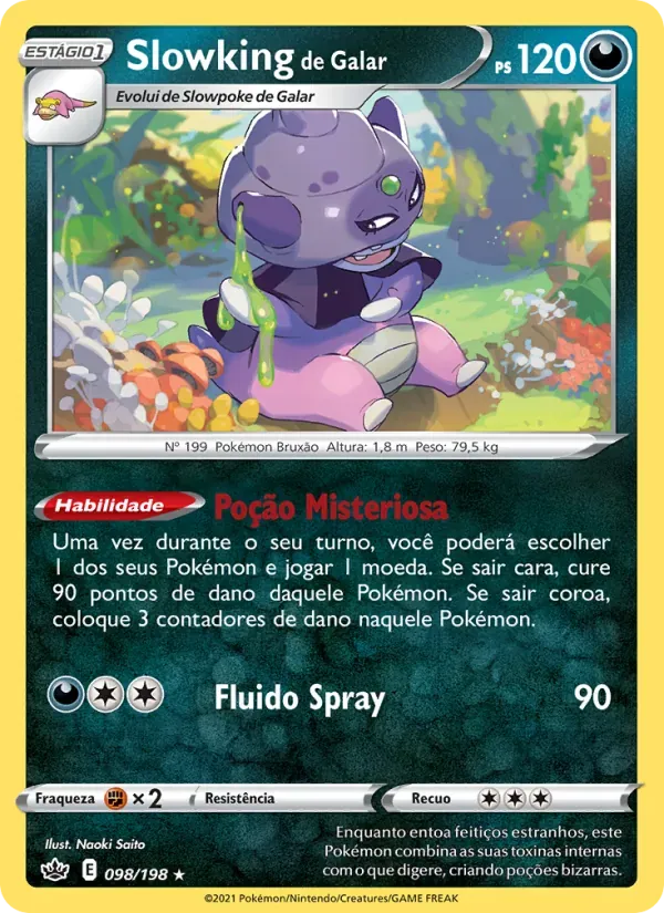 Slowking de Galar 98/198 Reinado Arrepiante