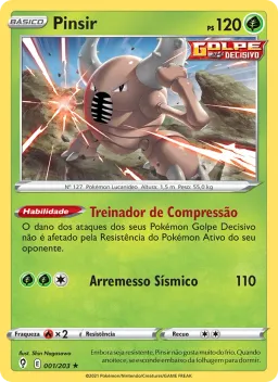 Pinsir 1 Céus em Evolução