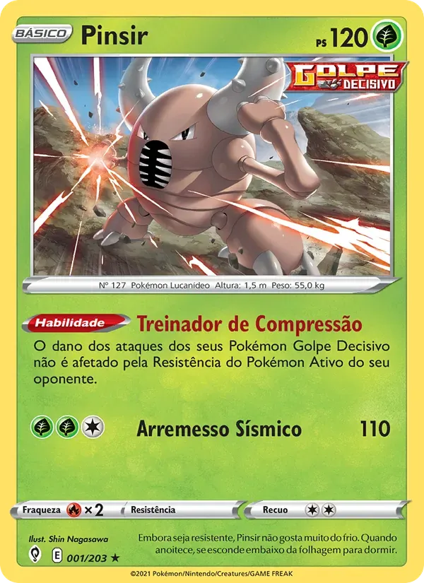 Pinsir 1/203 Céus em Evolução