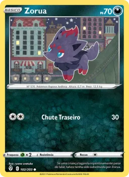 Zorua 102 Céus em Evolução